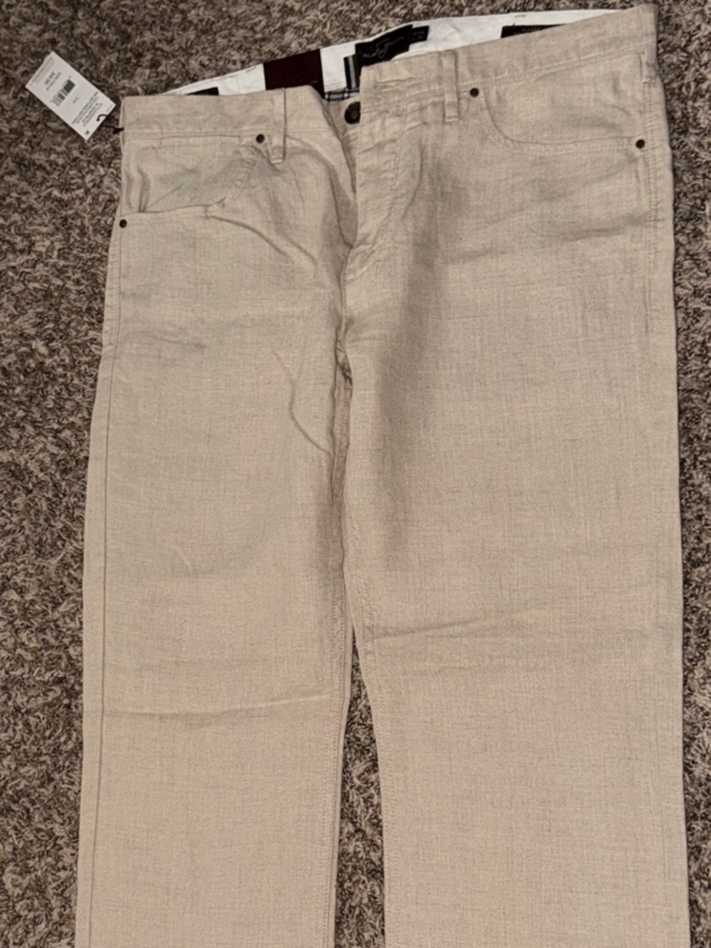 Black Brown 1826 Men's Khaki Chinos - Light Beige